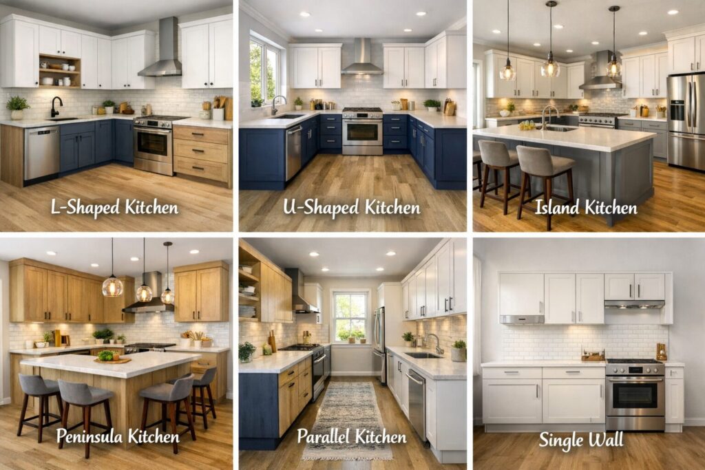 Types of Modular Kitchen